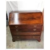 Mahogany Drop Front Secretary Desk