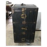 H W Roundtree Steamer Trunk