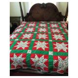 Handmade King-Size Star Quilt