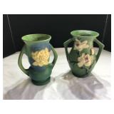 Roseville Vases, 7.5in Tall