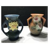 Roseville Pottery Vases, 7.5in
