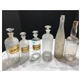 Vintage Glass Bottles