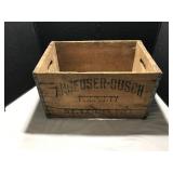 Old Anheuser-Busch Wooden Box
