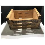 Wood and Cardboard Orange Crate