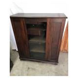 Walnut Depression Era China Cabinet