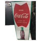 Coca-Cola Metal Sign 10x25