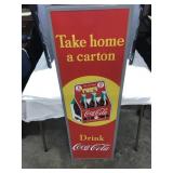 Coca-Cola Metal Advertising Sign