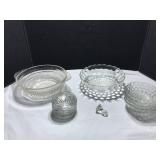 Depression Glass and Manhattan Set