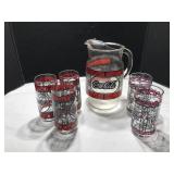 Vintage Coca Cola Pitcher Set