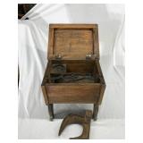 Antique Walnut Cobbler's Footstool