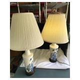 Matching Oriental Table Lamps