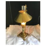 Brass Touch Lamp, 20in Tall