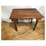 Cherry Clock Table, 20x25x25
