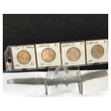 4 Harrison $1 Coins
