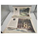 18 Watercolor Prints by John Pellew