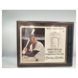 Mickey Mantle Hall of Fame Plaque