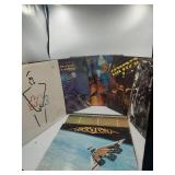 7 Classic Rock Vinyl Record Albums