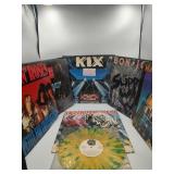 7 Classic Rock Vinyl Record Albums