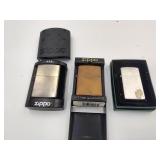 3 Zippo Lighters