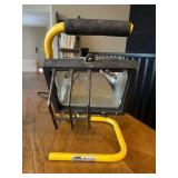Vtg Industrial Yellow Work Light 8''x12''
