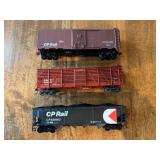 CP Rail Model Train Cars Set  6''