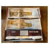 Three Model Train Freight Cars 13''