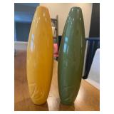 Two Vtg Ceramic Vases 11''