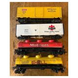 Vtg Model Train Freight Cars Set 5.5''