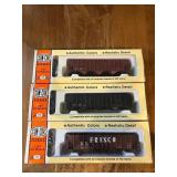 Con-Cor HO Scale Train Cars Set 11''