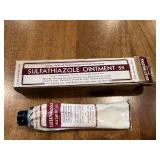 Vtg Sulfathiazole Ointment 5% Tube 5''
