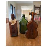 Vtg Glass Bottles8' tall