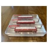 Red Caboose N Scale Train Cars