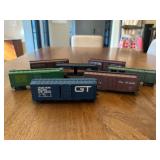Set of 7 Box Cars5.75' long