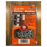 Hillman Wall Dog Screws & Anchors 6.5'' Tall