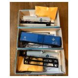 Athearn Model Train Cars in Boxes