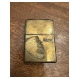 Vtg Zippo Brass Lighter
