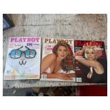 Three Playboy Magazine Issues