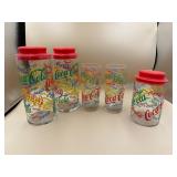 Coca-Cola Glasses and Storage Jars