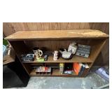 Wooden Bookcase with Shelves