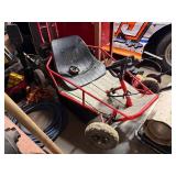 Working Go-Cart with Red Frame