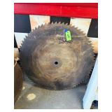 Rustic Metal Circular Saw Blade ~31'