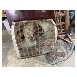 Two Vintage Fans, Homart and Fasco