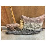 Oxen and Covered Wagon Wall Hanging