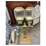 Double-Canister Gumball Machine on Stand