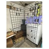 Black Metal Grid Display