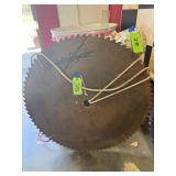 Large Circular Saw Blade, ~24' Diameter