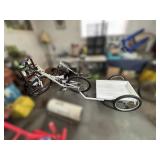 Mountain Bike With Attached Trailer