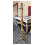 Wooden Display Stand, Approx. 6' Tall