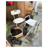 Mobility Aids Lot Including Chairs and Boots