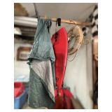 Bodyboard and Titanic Lifebuoy Replica